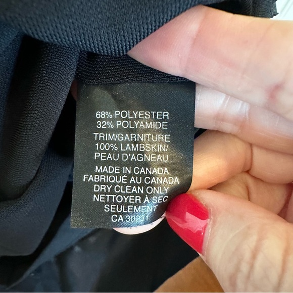 Joeffer Caoc Canadian Designer Women Black Cocktail Formal Dress Lagenlook Style - Picture 9 of 14